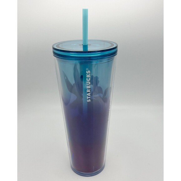 Starbucks 2023 Gradient Iris cold cup tumbler 24oz target exclusive NEW - Picture 3 of 8